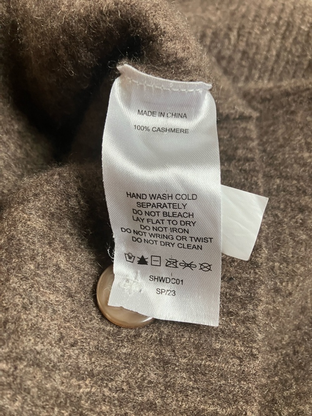 Quince Mongolian Cashmere Oversized Boyfriend Cardigan Sweater - Picture 12 of 12
